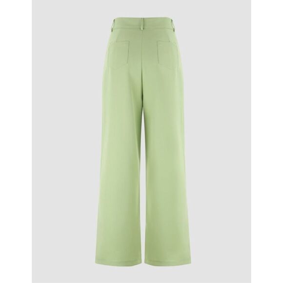 Cider lime green high waisted wide leg pants - Picture 2 of 9